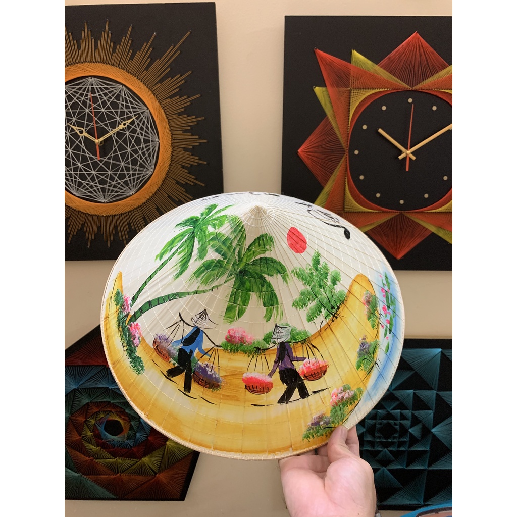 Nón Lá Vẽ Phong Cảnh Việt Nam