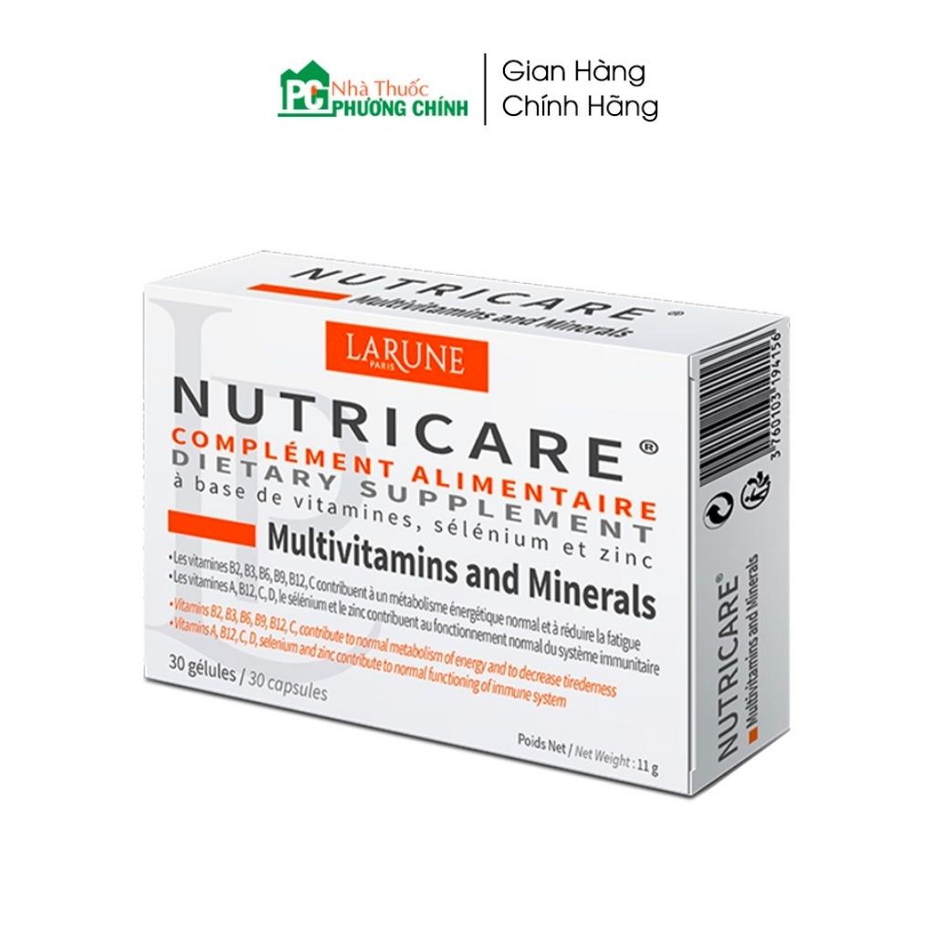 Vitamin tổng hợp Nutricare Multivitamins And Minerals tăng sức đề kháng và khoáng chất cho cơ thể (Hộp 60 Viên)