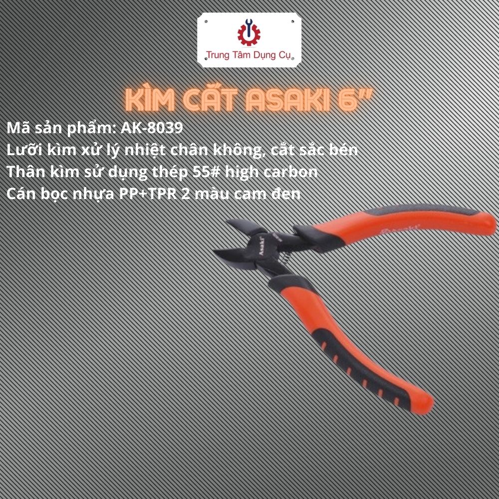 6&quot; Kìm cắt Asaki AK-8039