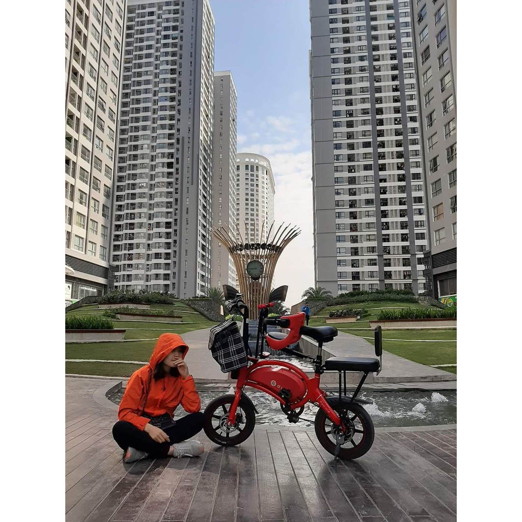 Xe điện gấp DYU D3+ cao cấp - DYU D3 Plus 14 inch kèm quà tặng