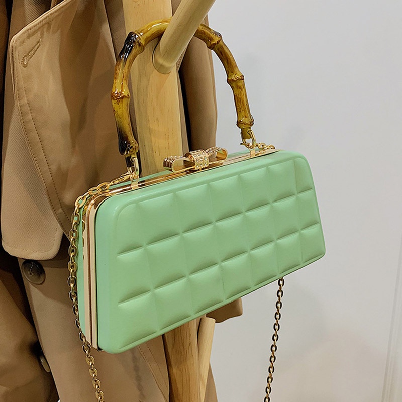 Túi Đeo Vai Dáng Vuông Cầm Tay Chất Liệu Acrylic Thời Trang Cho Nữ