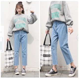 Trả order - Set quần jeans dáng suông