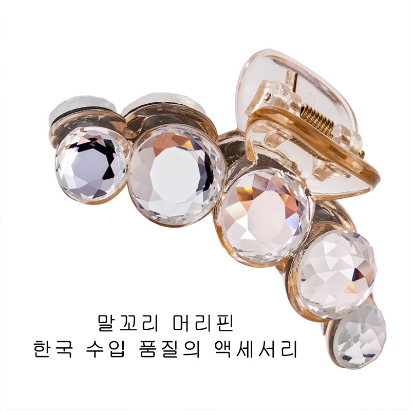 Kẹp Tóc Đính Đá Pha Lê Phong Cách Hàn Quốc Cho Nữ