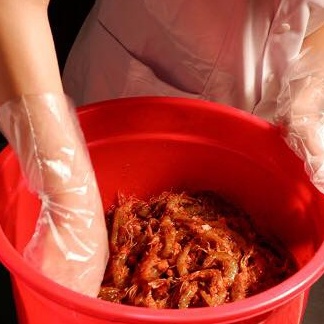Tôm chua Bà Duệ tôm nõn bỏ đầu 400g - Đặc sản Huế