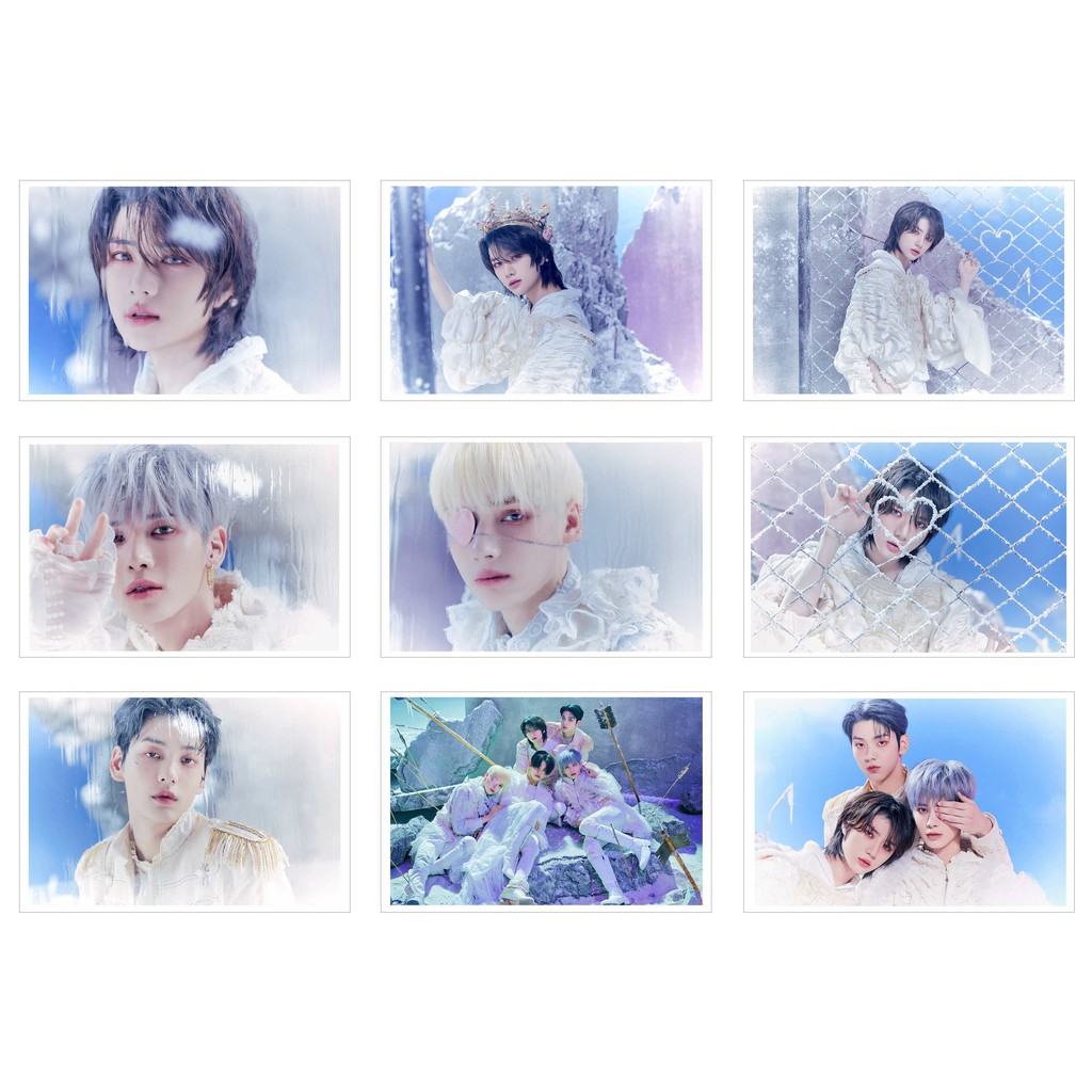 [Ép Lụa] Lomo Card 63 Ảnh TXT - The Chaos Chapter FREEZE Teaser
