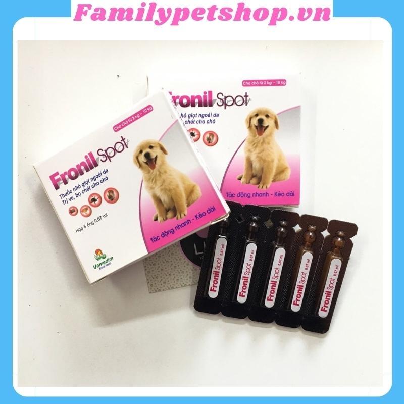 Nhỏ gáy trị ve rận ,bọ chét Fronil Spot cho Chó mèo,thú cưng - familypetshop.vn