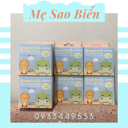 Túi trữ sữa K-Mom KMom Hàn Quốc 200ml