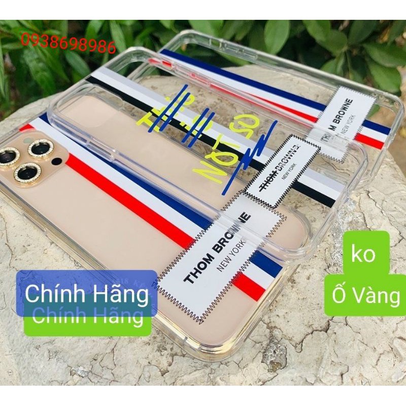 Ốp Thom Browne sọc đỏ xanh siêu phẩm Cho iPhone 13,13 pro,13 pro max,X,Xs,Xs Max,11,11 Pro,11 Pro Max,12 Pro,12 Pro Max