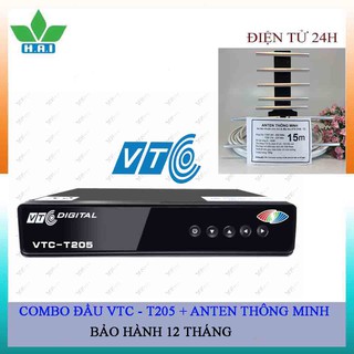 Đầu thu DVBT2 - T201 Kèm Eten 15m