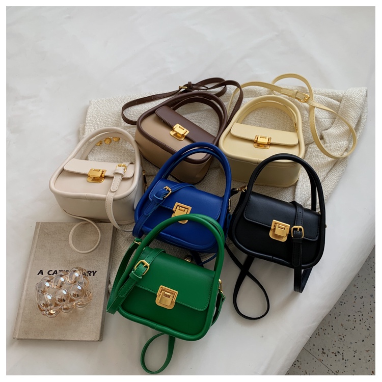 Túi đeo chéo nữ túi xách nữ 2 quai Alicehousee hình vuông cỡ nhỏ phong cách retro thời trang cao cấp QH0008