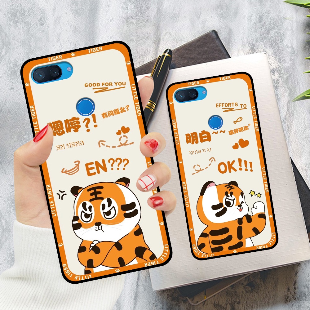 Ốp Xiaomi Mi 8 SE / Mi 8 Lite in hình cặp đôi doremon, hổ, khủng long dễ thương