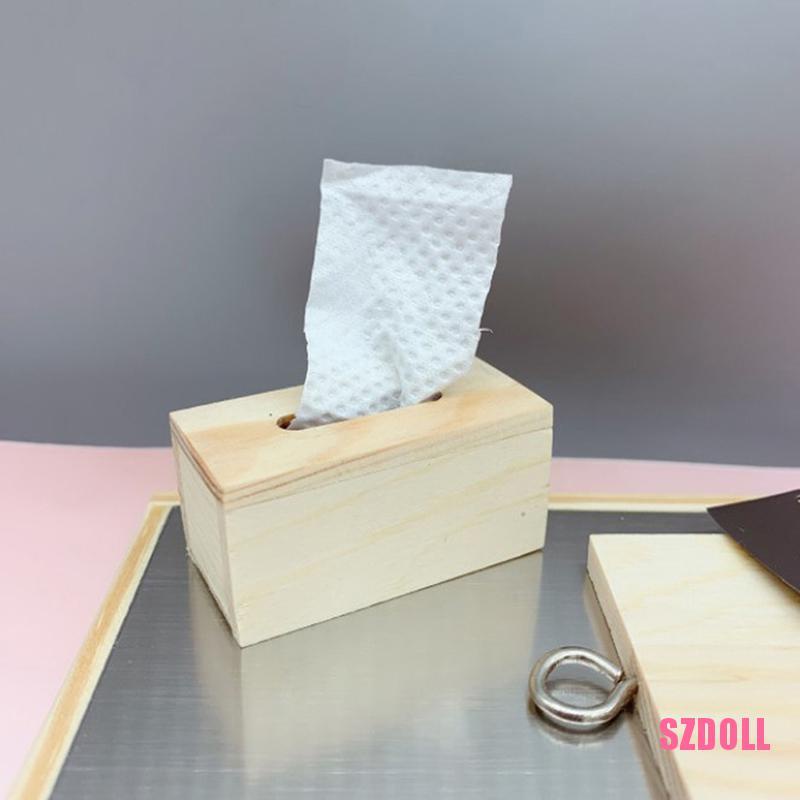 1 Tủ Gỗ Mini Trang Trí Nhà Búp Bê SZDOLL6