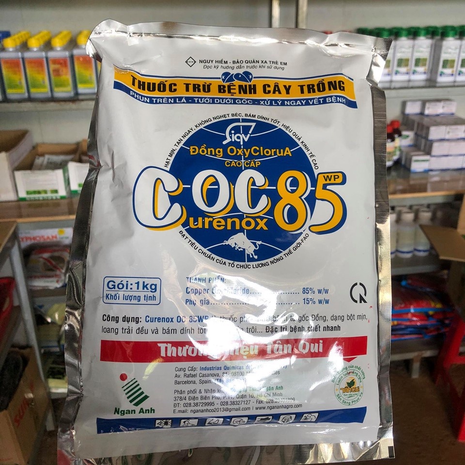 Coc 85 Chính hiệu Tân Quy 1kg thuốc trừ bệnh cây trồng