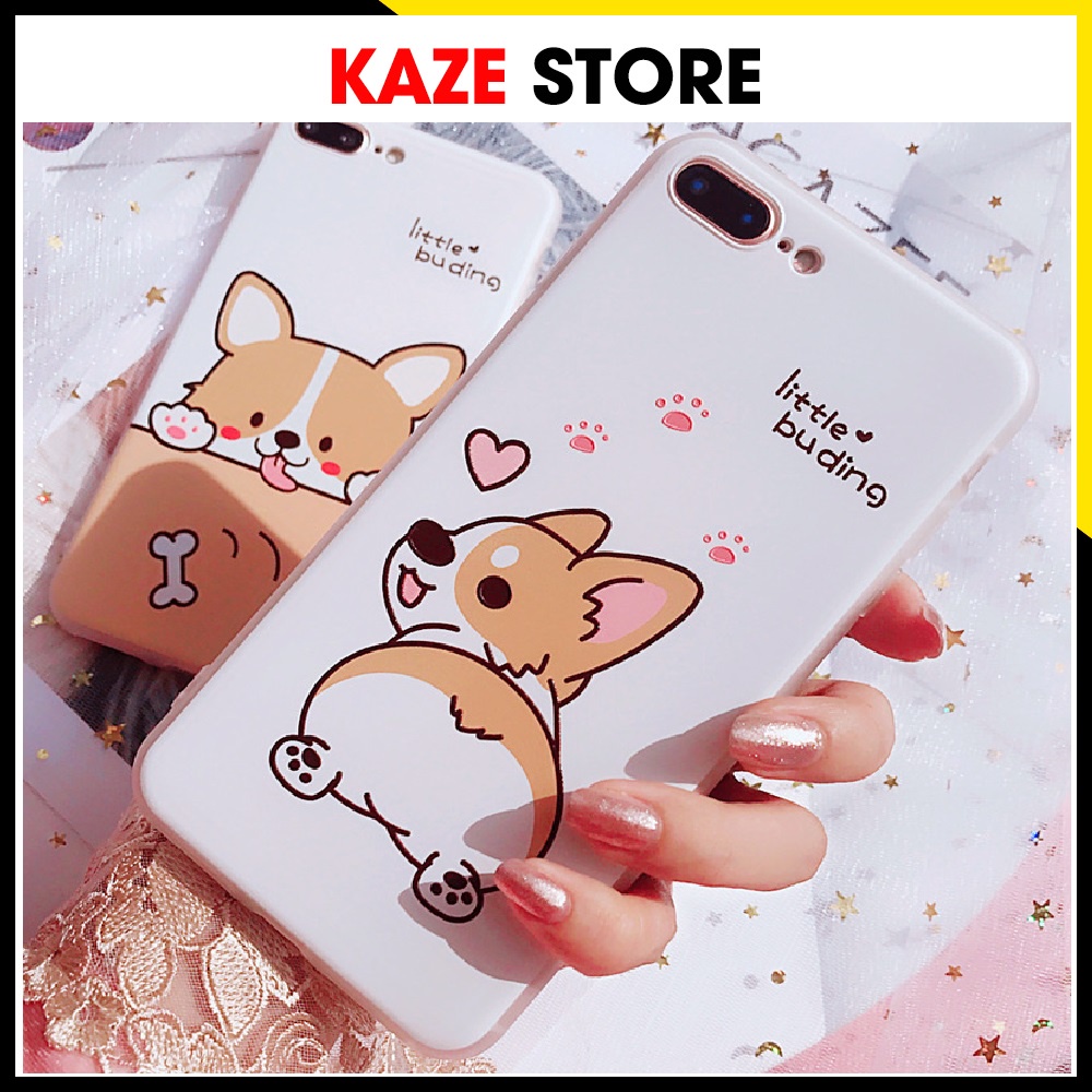 Ốp lưng IPhone Shiba quay mông Kute 7plus/8 plus/xs/ xs max/ 11/11 promax/12 pro/12 promax