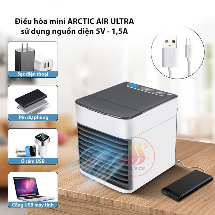 [BÁN CHẠY] Máy điều hòa mini làm lạnh bằng hơi nước ARCTIC AIR - điều hòa để bàn