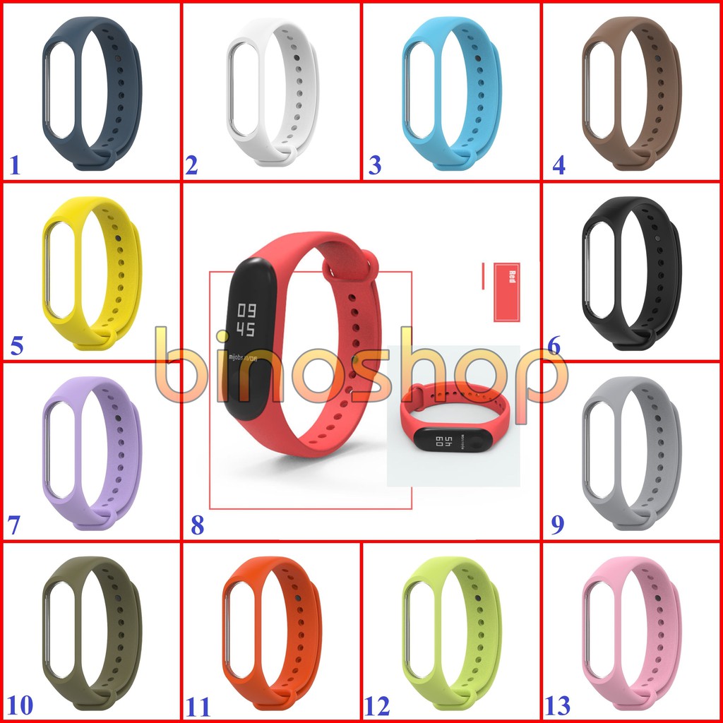 Dây đeo thay thế cho Xiaomi Miband 3 chính hãng Mijobs