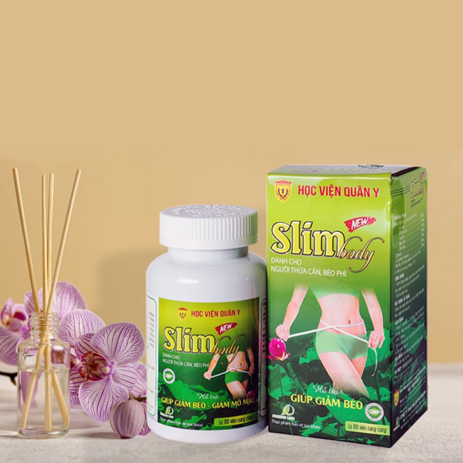 [Chính hãng] Giảm cân Slim Body New 100 viên - Học Viện Quân Y