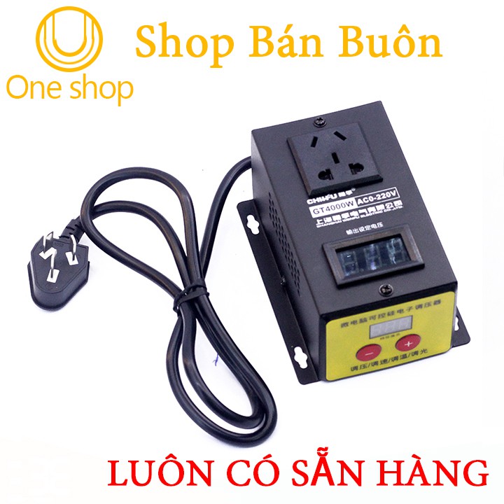 Bộ Điều Chỉnh Điện Áp 220VAC GT4000W