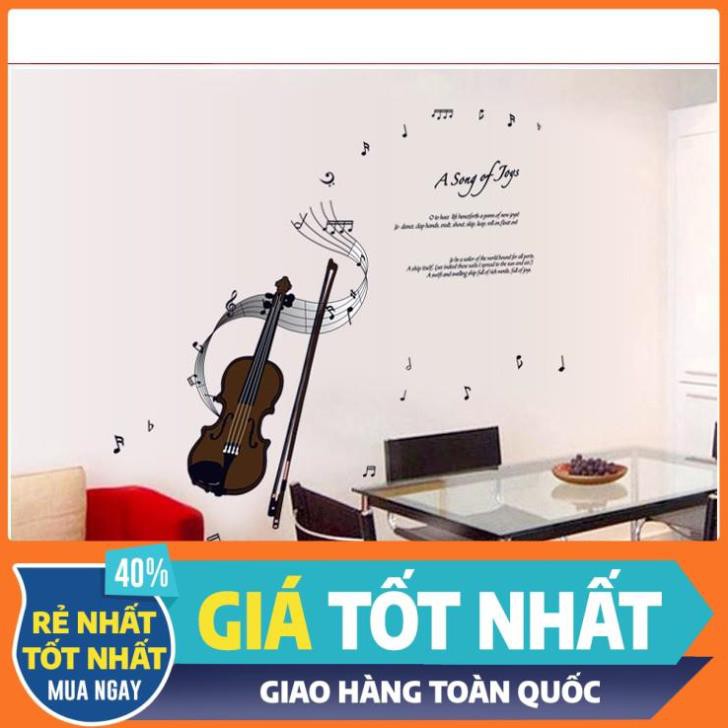 [XẢ KHO] (HCM) Decal dán tường Âm nhạc 7 - Guitar - decalhcm