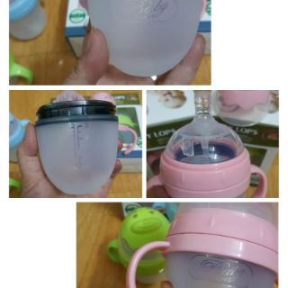 Bình sữa thần thánh silicone cao cấp Baby Lops Anh