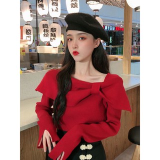 Áo len cổ nơ 🎀