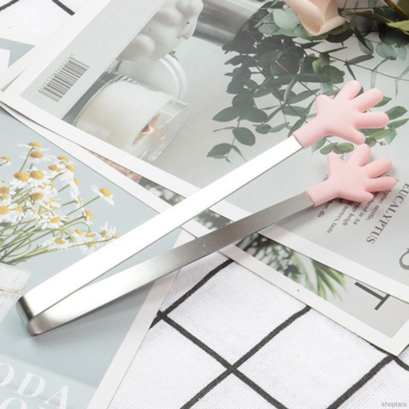 Kẹp gắp thức ăn chất liệu thép không gỉ chống trượt tiện dụng cho nhà hàng/ tiệc cưới