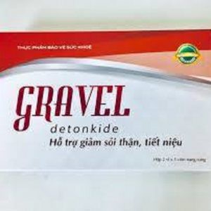 GRAVEL Detonkide - Hỗ trợ lợi niệu, tăng cường đào thải chất lắng đọng