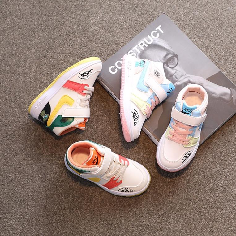 Giày Thể Thao Bé Trai Và Bé Gái Từ 2 - 13 Tuổi Cao Cổ Siêu Nhẹ Lót Giày Kháng Khuẩn Kiểu Dáng Thời Trang G46