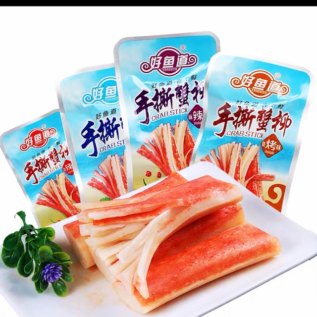 [Sẵn] Thanh cua tẩm vị 14G sốt cay💥 thơm cay💥