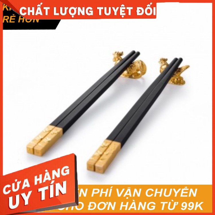 [HOT] HỘP 10 ĐÔI ĐŨA ĐẦU BỌC MẠ VÀNG SỢI THỦY TINH (HÀNG CHUẨN GIÁ ĐẸP)