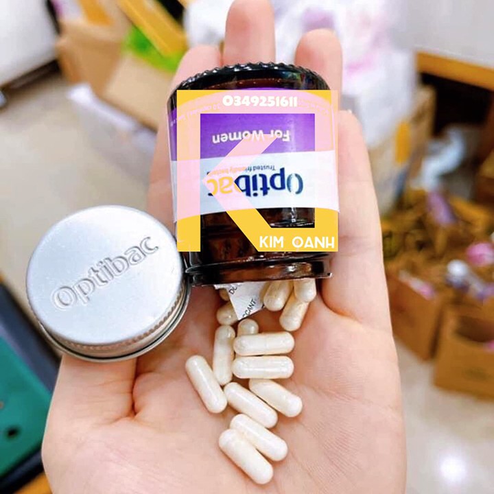 Men vi sinh Optibac tím  - 30 viên