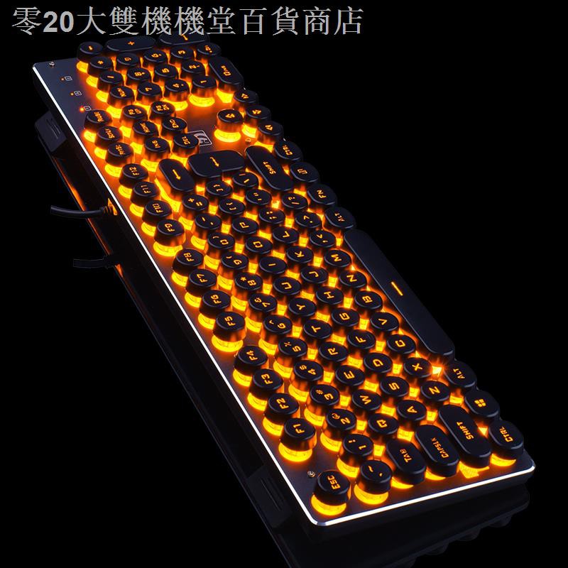 Mới Bàn Phím Cơ Chơi Game Có Dây Tích Hợp Đèn Nền 1 Phím Phong Cách Punk Cổ Điển | BigBuy360 - bigbuy360.vn