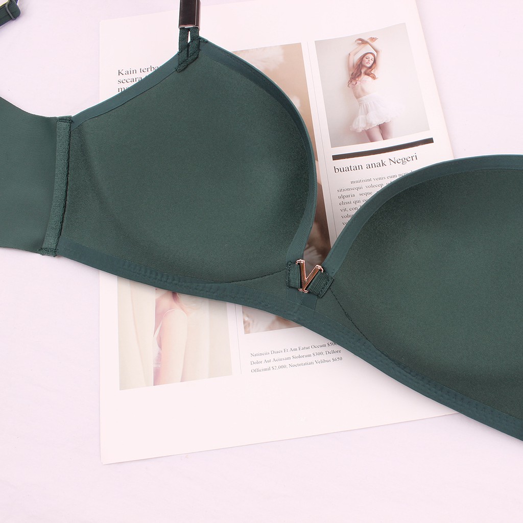 Áo lót VS A020 đúc trơn đệm mỏng không gọng hàng cao cấp