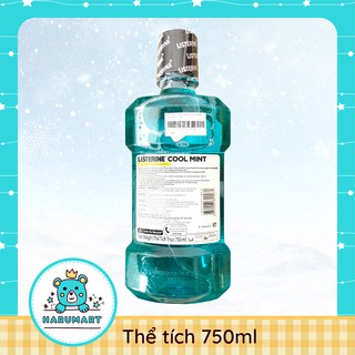Nước súc miệng Listerine coolmint 750ml