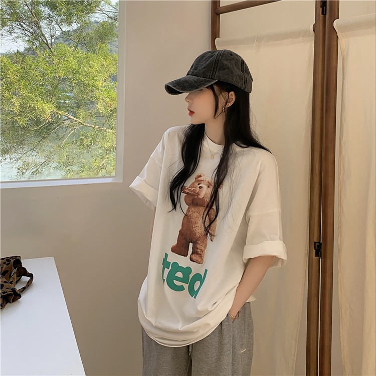 Áo thun nữ form rộng tay ngắn Emilyshop