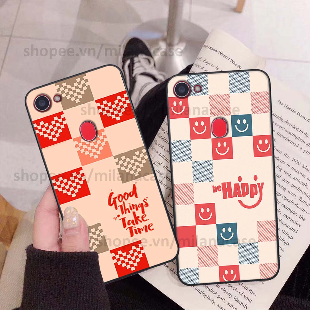 Ốp Oppo F5 / F5 Youth / F7 caro họa tiết nhiều màu sắc siêu đẹp thời trang cá tính