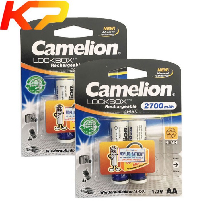 BỘ SẠC CAMELION 1010B KÈM 4 PIN SẠC AA CAMELION 2700MAH