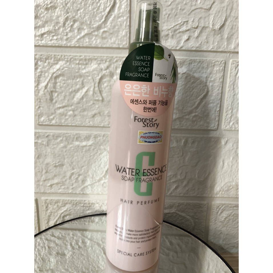 Xịt dưỡng tóc thảo dược hương nước hoa Welcos 252ml