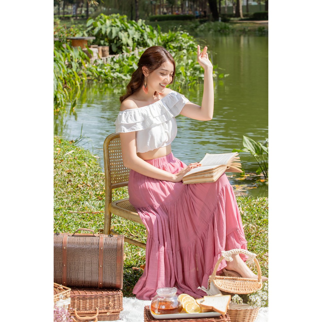 Jenny Le - Chân váy maxi phom dài  Jane Midi Skirt JL172 | BigBuy360 - bigbuy360.vn