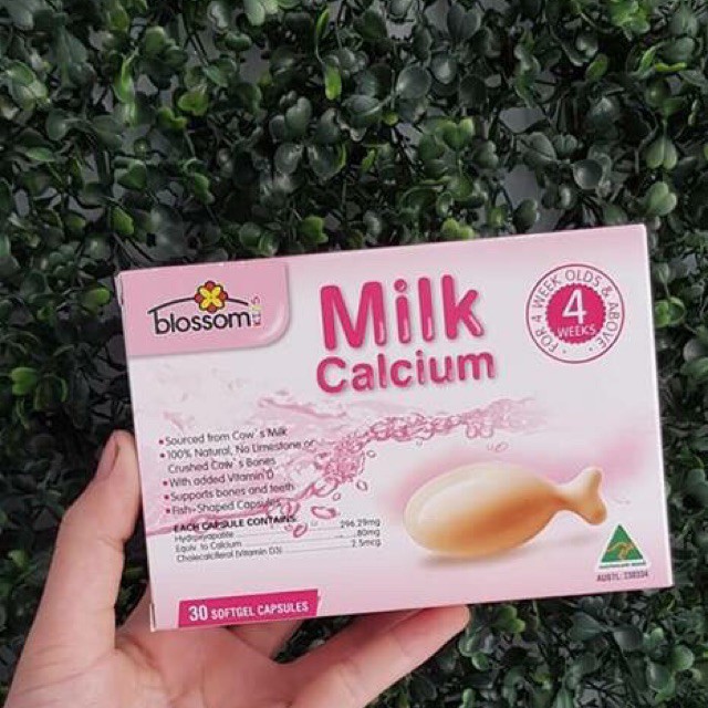 Bố Sung Canxi Sữa Cho Trẻ - Blossom Milk Canxi 90 Viên của Úc