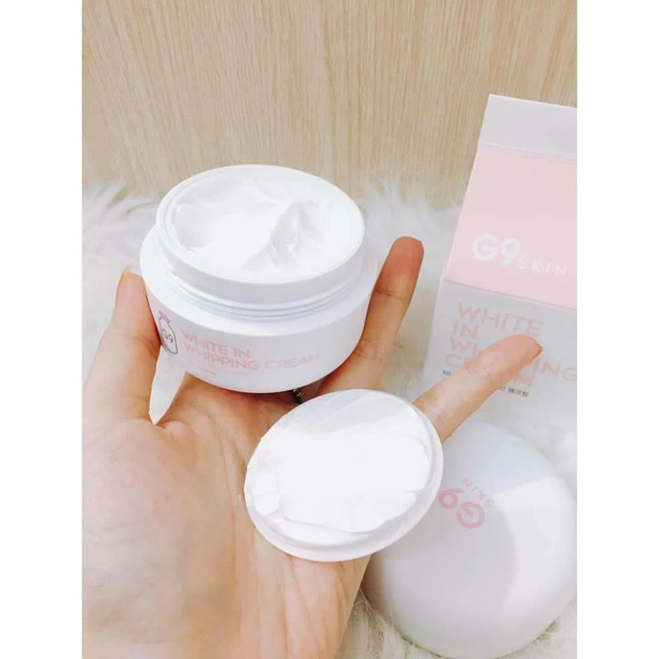 [Hàng Auth] Kem dưỡng trắng da - Kem dưỡng ẩm ban ngày G9-Skin White In Whipping Cream Hàn Quốc 50g | BigBuy360 - bigbuy360.vn