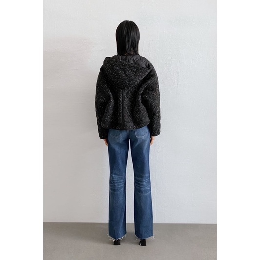 (Sẵn) Áo khoác dạ mũ tweet Zarrraa canh sale, kèm video