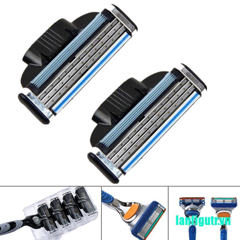 DMC (Hàng Mới Về) Set 4 Lưỡi Dao Cạo 3 Lớp Thay Thế Cho Máy Cạo Râu Gillette Fullette