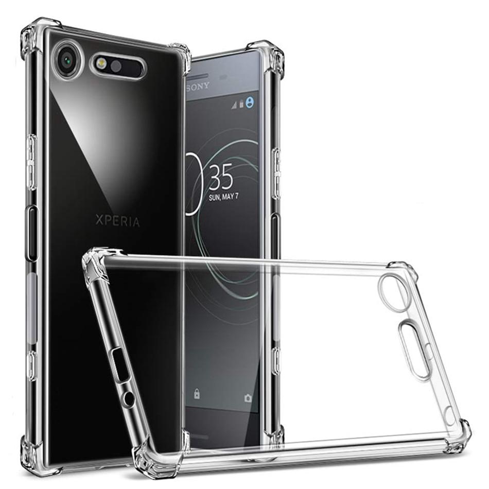 Ốp điện thoại trong suốt thiết kế đơn giản cho điện thoại Sony Xperia XZ3 XA2 Plus XA XZs XZ1 XZ2 XZ XA1 L1 L2