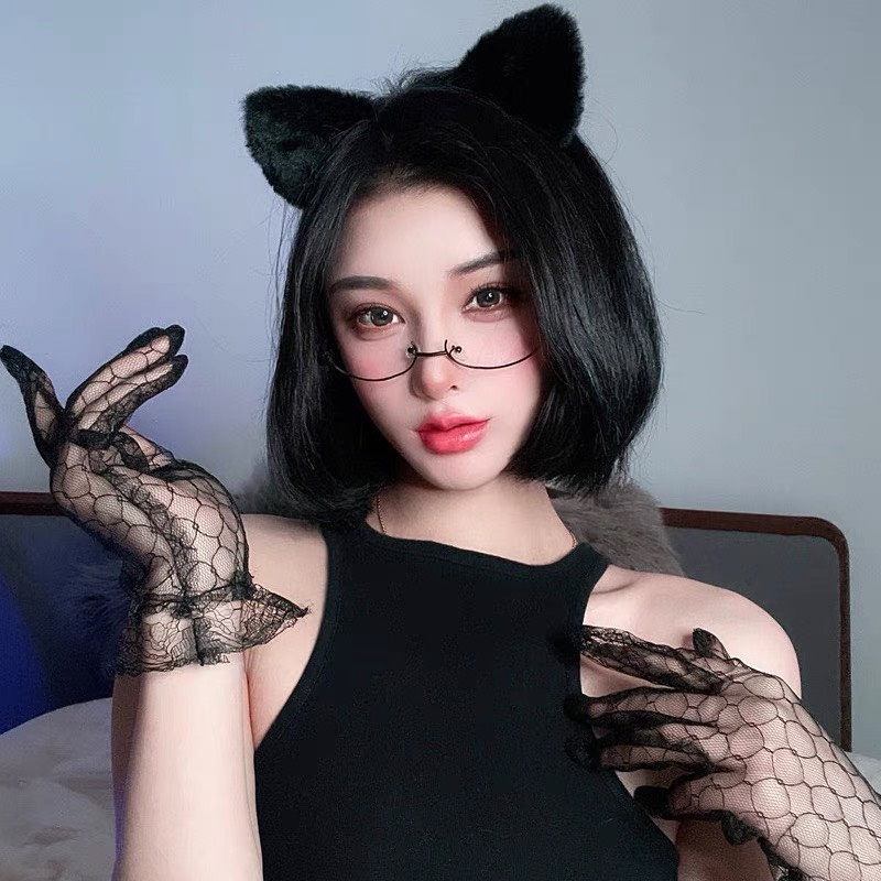 Băng đô cài tóc tai thỏ,tai gấu lông nhung dễ thương -KELLYWANG