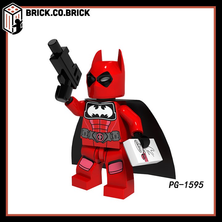 Xếp hình Lego Người Sói Wolverine Batpool Spider Gwen Flash Batmite Ninja Strike Weapon-X Lego Minifigures Pogo Pg8147