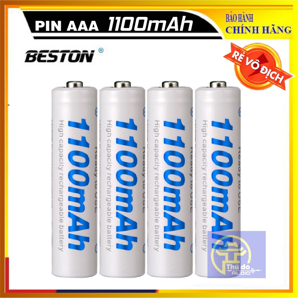 Pin BESTON 1100mAh Pin sạc AAA-1.2V BESTON cao cấp