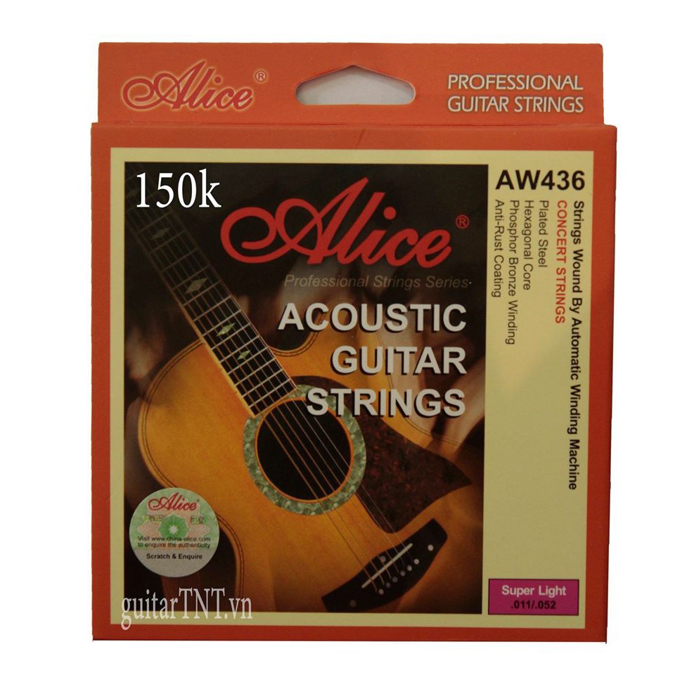 Dây đàn acoustic Alicer AW436