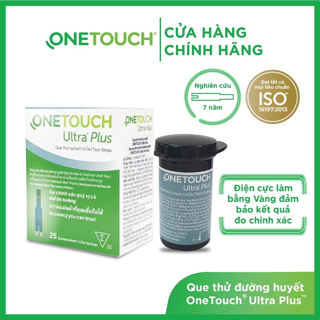 Que thử đường huyết OneTouch Ultra Plus