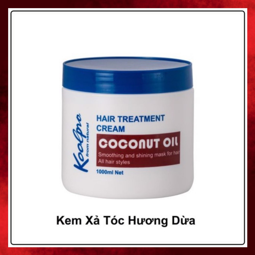 _HẤP DẦU KOOLPRO TINH CHẤT DỪA 1000ML TĂNG ĐỘ BÓNG MƯỢT CHO TÓC